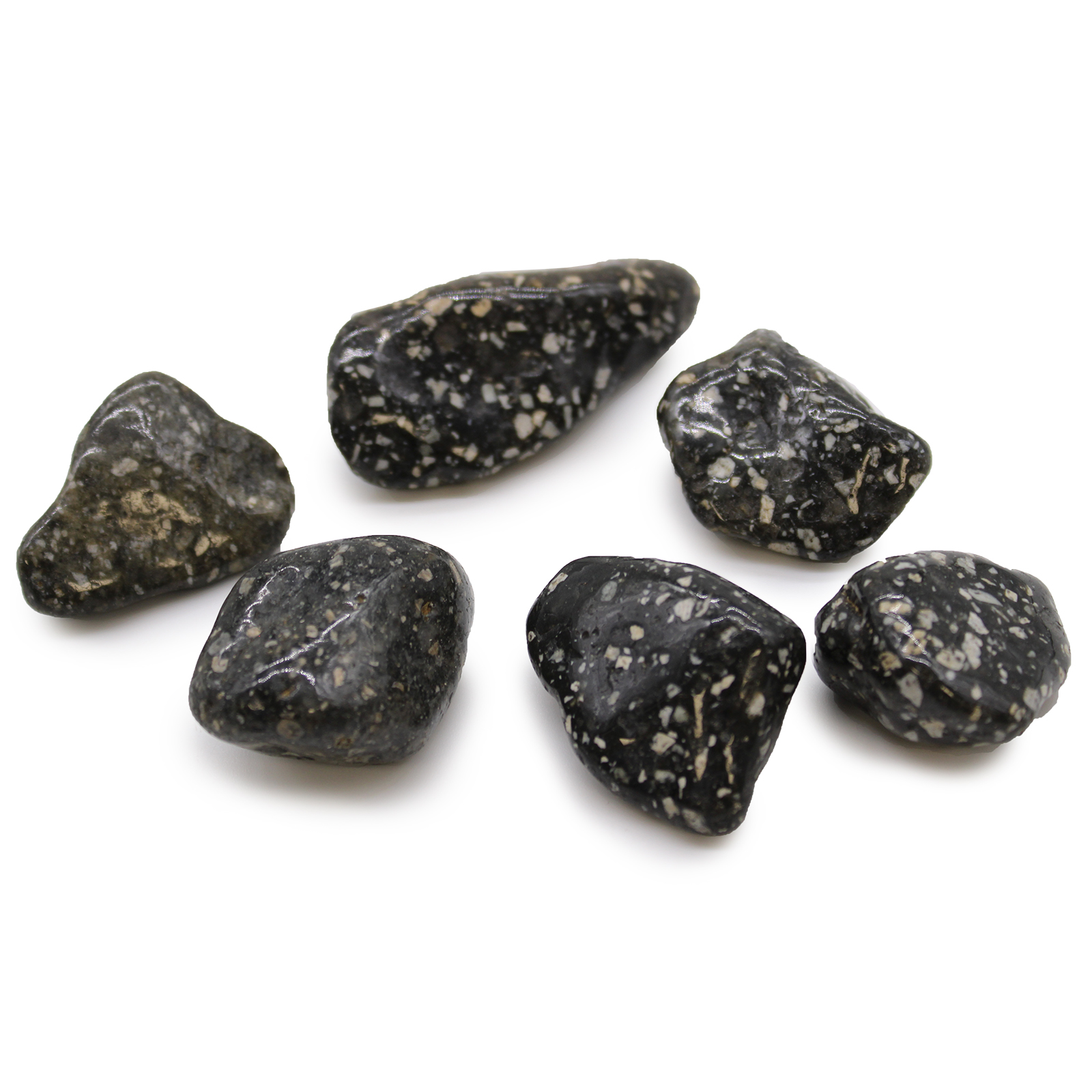 Large Tumble Stones - Guinea Fowl Large