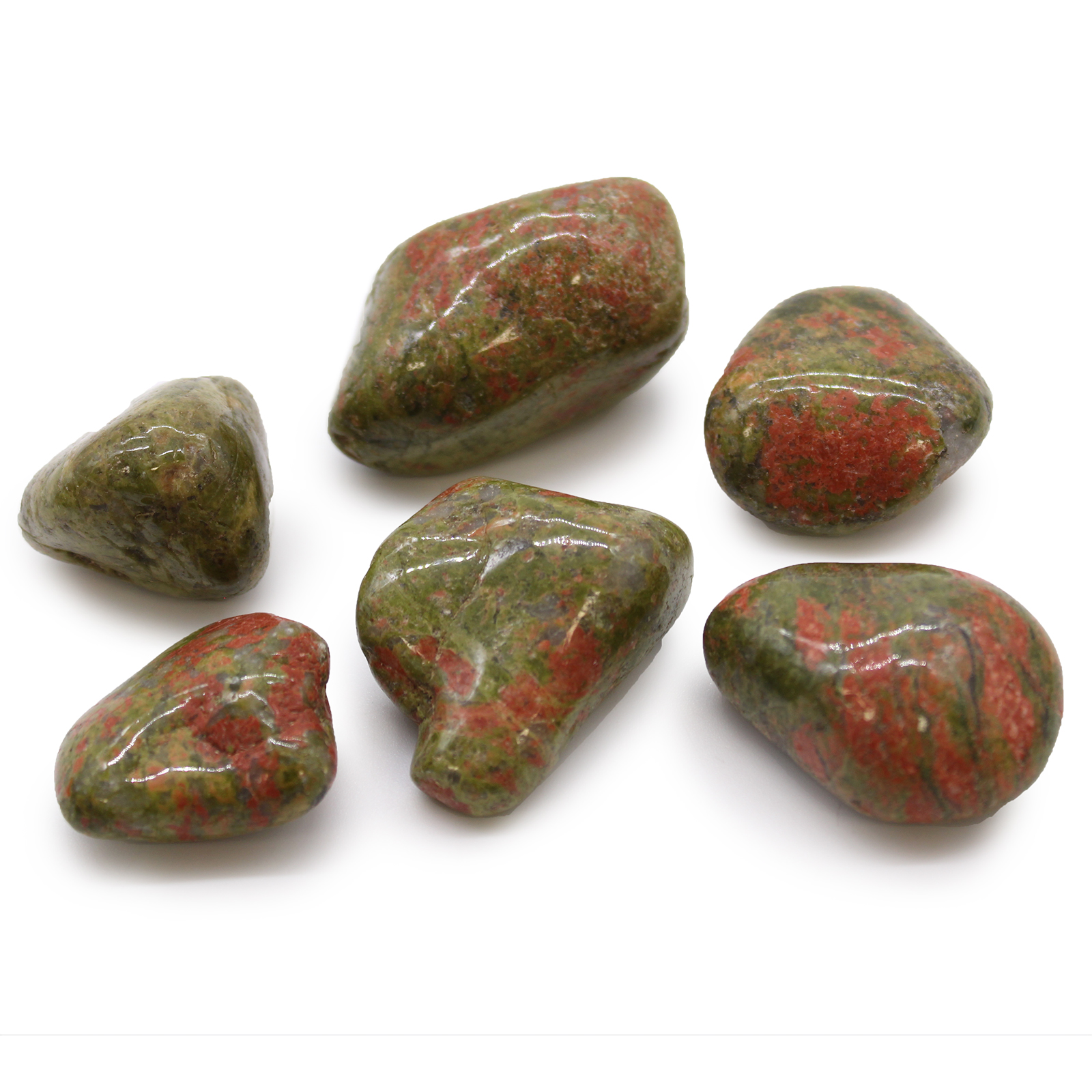 Large Tumble Stones - Unakite