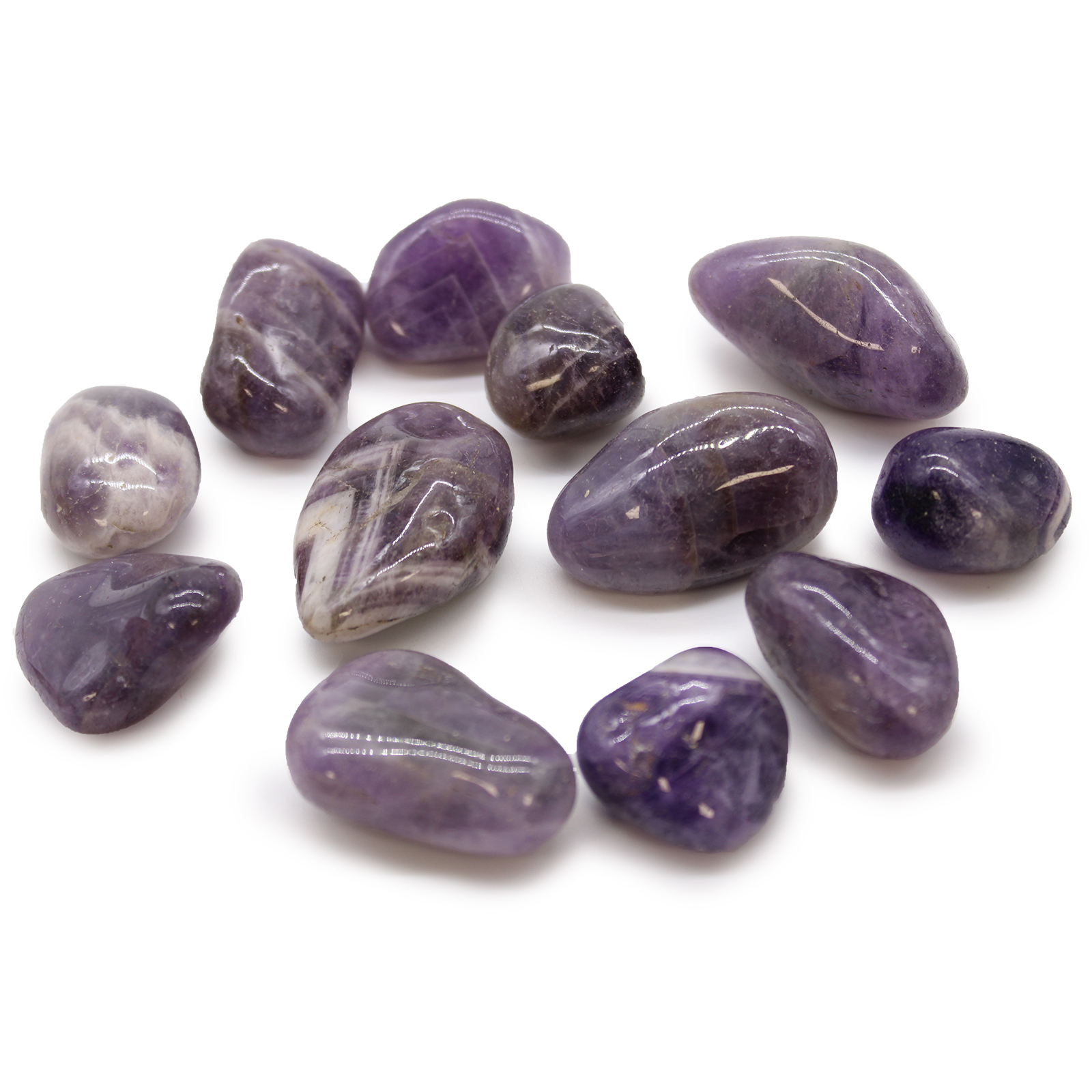Medium Tumble Stones - Amethyst