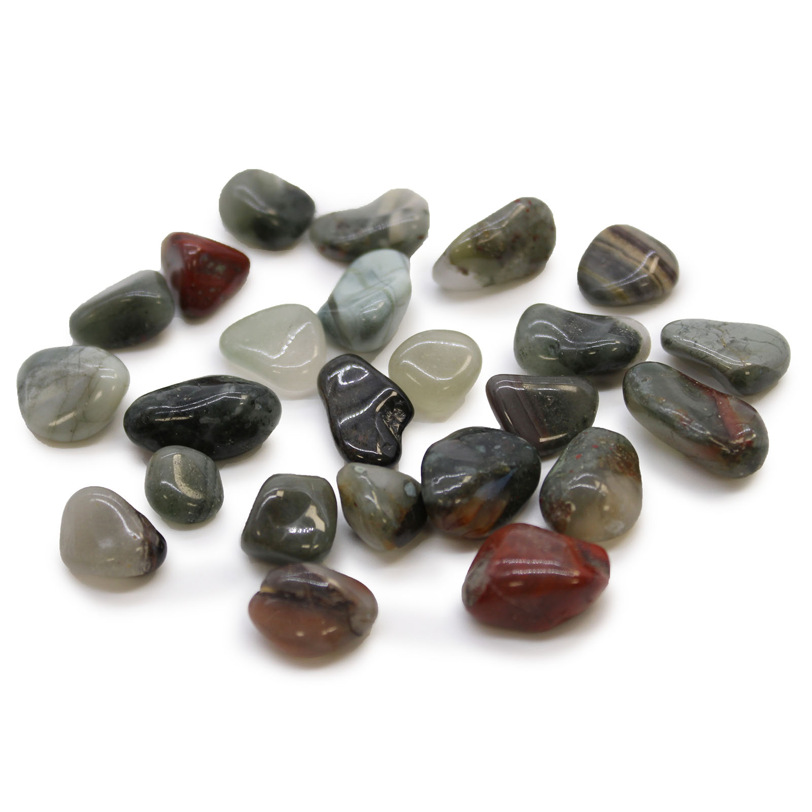 Small Tumble Stones - Bloodstone - Sephtonite