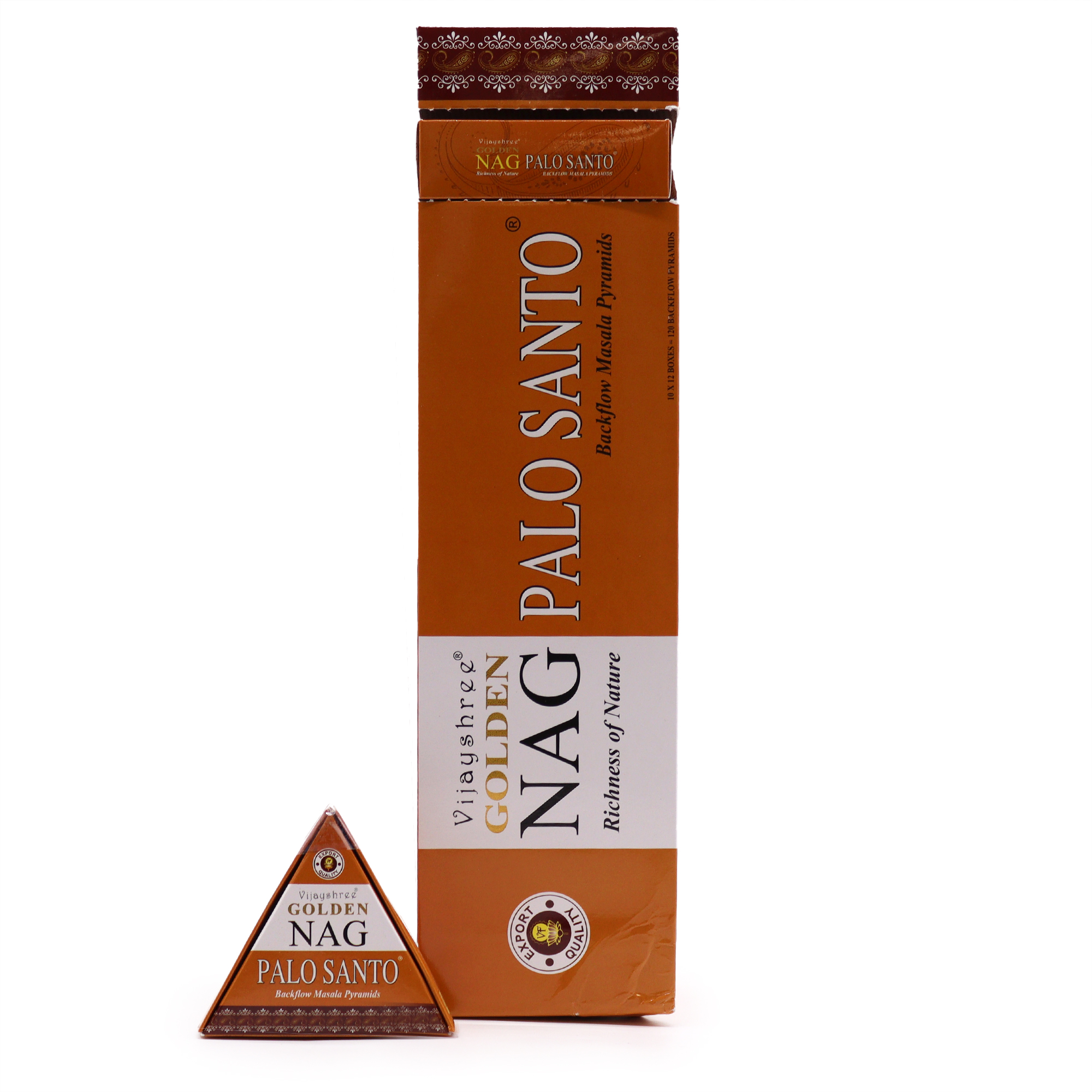 JGN - Palo Santo Backflow Incense Cones