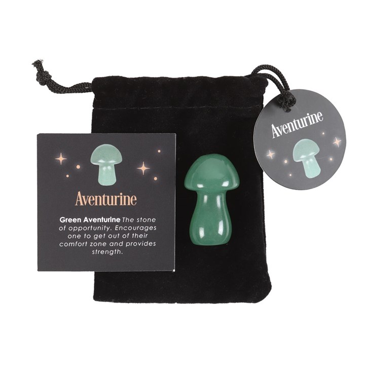 Magical Aventurine Crystal Mushroom 